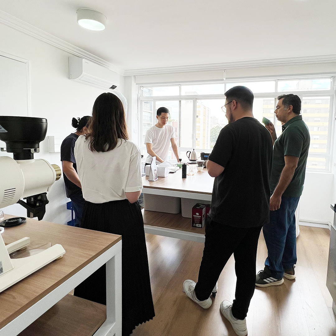 Espaço para alugar para treinamentos/workshops de cafés